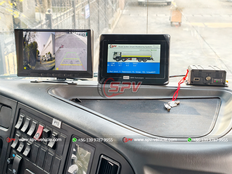 Smart Screen of Fuel Tanker Monitoring System - SPV Trucks